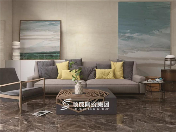 陶瓷大板客廳應用效果